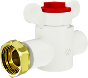 Turbo Kalorimetre Bağlantı Vanası (Ø25 - 1" Kendinden Rakorlu Filtreli Vana)