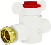 Turbo Kombi Sıcak Su Bağlantı Vanası (Ø25 - 3/4" Kendinden Rakorlu Filtreli Vana)