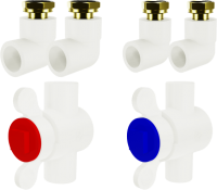 Turbo Kombi Bağlantı Seti - Oynar Başlık Dirsekli